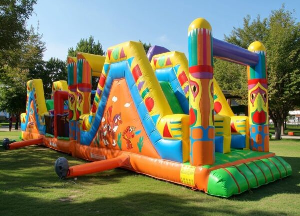 Large Inflatable Indian Obstacle Track for Hire 1 Large Inflatable Indian Obstacle Track for Hire