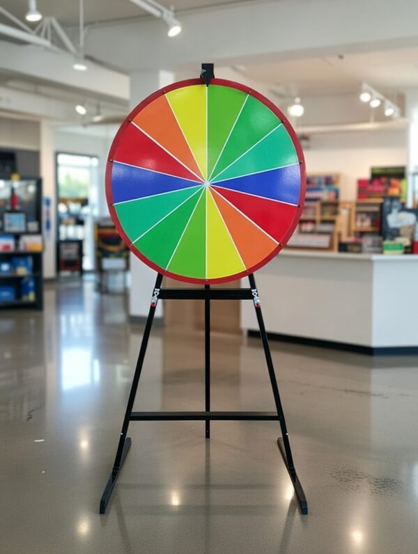 Wheel of Fortune on Stand Hire | Cape Town Professional Prize Wheel 1 Wheel of Fortune on Stand Hire | Cape Town Professional Prize Wheel