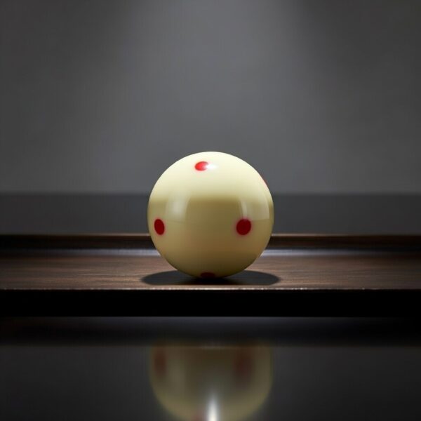 Aramith Practice white ball 57mm with Dot 1 Aramith Practice white ball 57mm with Dot