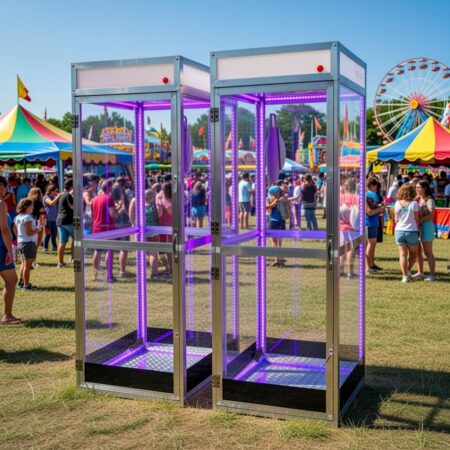 Perspex Money Shower Booth Hire | Cape Town Brand Activation