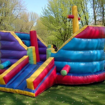 Pirate Ship Jumping Castle for Hire
