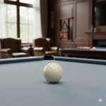 Professional White Cue Ball | High-Impact Billiard Replacement