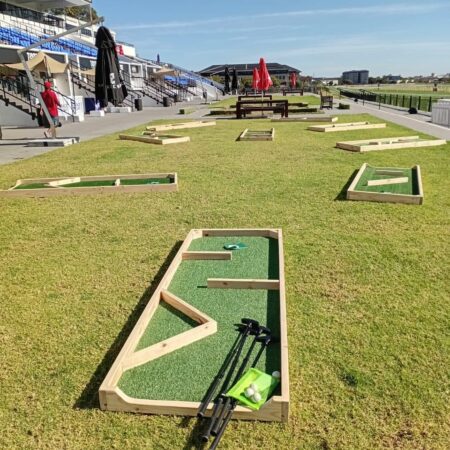 9-Hole Portable Wooden Putt-Putt Hire | Cape Town