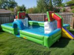 2-in-1 Soccer & Basketball Combo Inflatable For Hire | Ultimate Sports Shootout Rental Cape Town