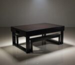 Designer Pool Table with Matching Top & Benches