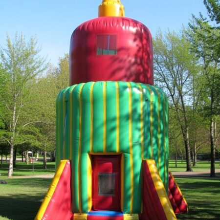 6 Seater Parachute Rocket Inflatable Ride For Hire