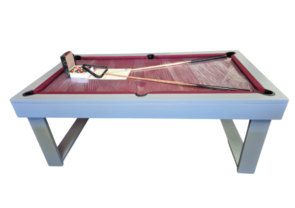 Designer Pool Table + Matching Top & Benches