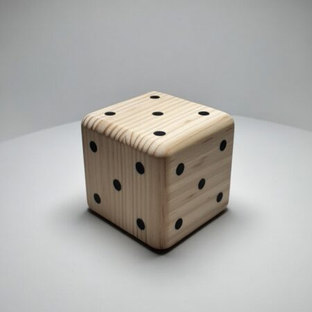 Giant Solid Timber Garden Dice | Handcrafted Outdoor Games Set