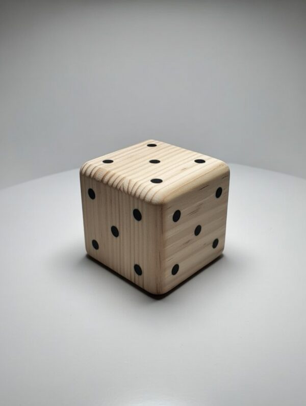 Giant Solid Timber Garden Dice | Handcrafted Outdoor Games Set