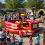 Single Gladiator Jousting Inflatable For Hire
