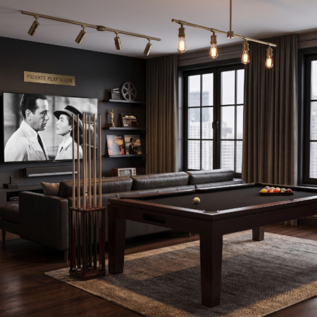 Mandarin Pine Slate-Bed Pool Table | Best Solid Wood Slate Table