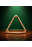 Solid Timber Billiard Triangle | Professional Wooden Ball Rack