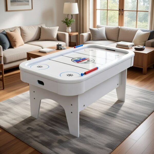 White Junior Air Hockey Table for Hire 1 White Junior Air Hockey Table for Hire