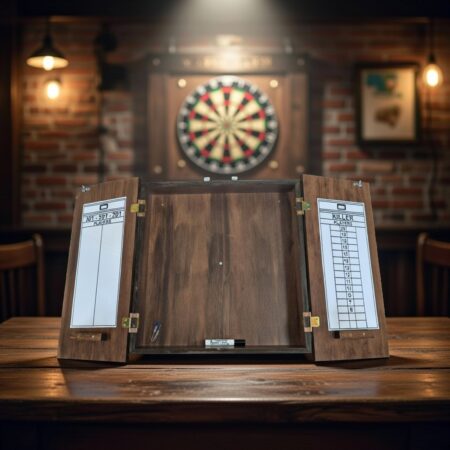 The Heritage Series: Solid Timber Dartboard Cabinet | Handcrafted Luxury