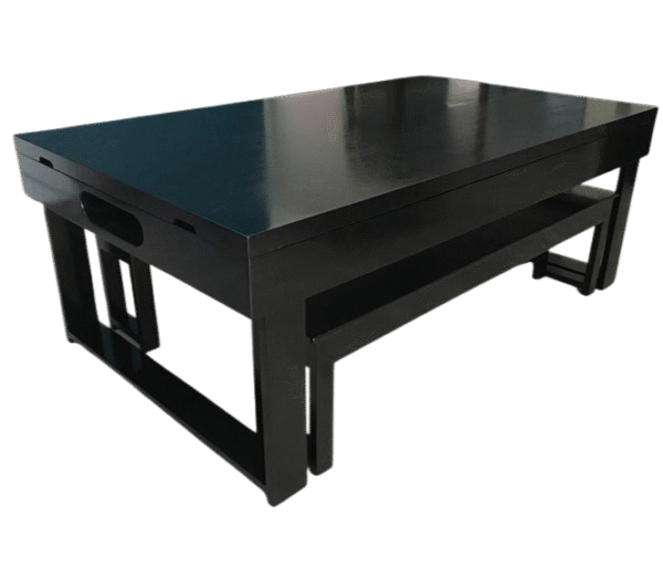 Designer Pool Table + Matching Top & Benches