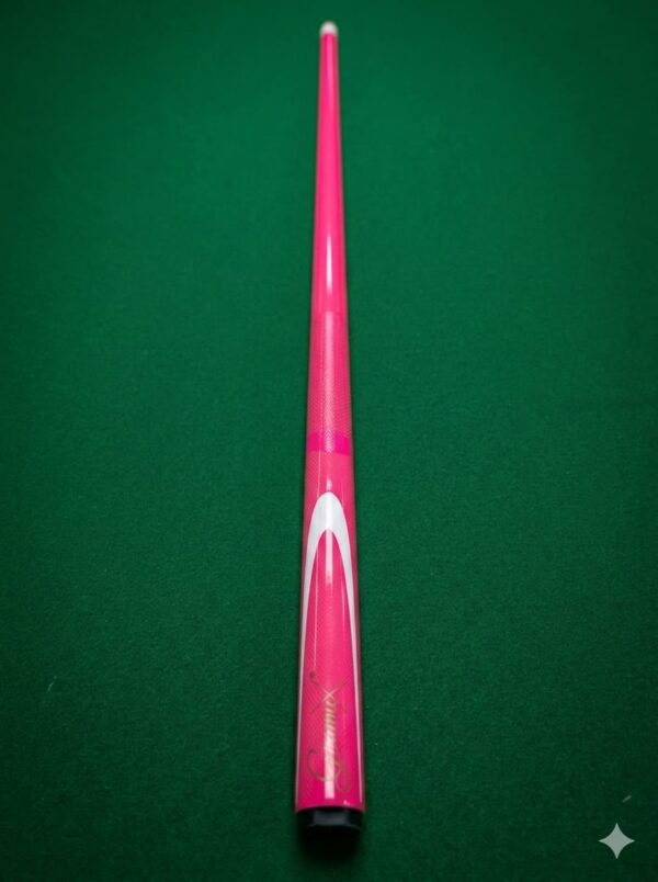 Pink Carbon Fibre Graphite Pool Cue | Warp-Proof Professional Performance Cue