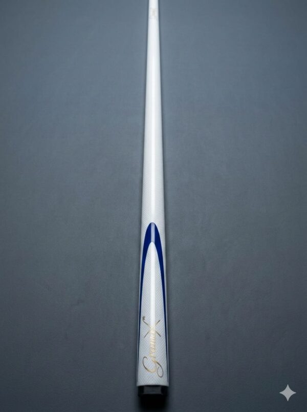 White Carbon Fibre Graphite Pool Cue | Ultra-Durable Warp-Proof Performance Cue
