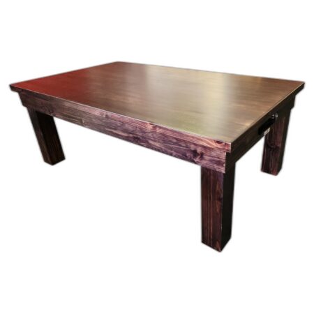 Solid Wood Pool Table – Mandarin Pine Slate-Bed Design