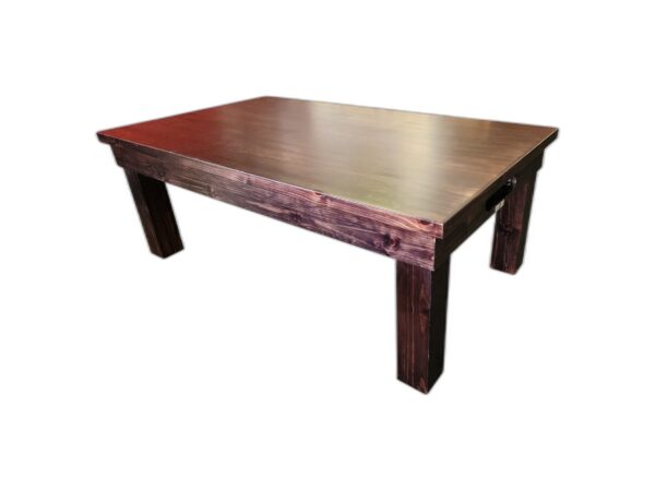 Solid Wood Pool Table – Mandarin Pine Slate-Bed Design